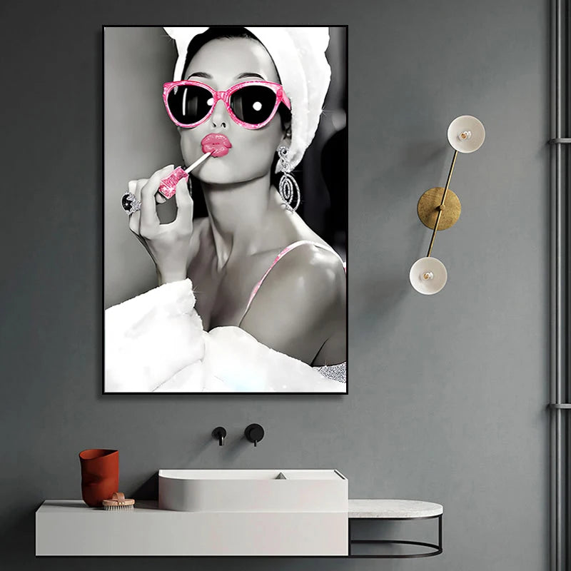 Sexy feminino banheiro pintura em tela cartazes e impressões modernas arte da parede fotos para banheiro decoração de casa quadros, Quadro Para Banheiro, Quadro Decorativo Para Banheiro, Quadro Decorativo Lavabo, Quado Decorativo Banheiro Lavabo, Impressões-em-tela, Decoração-Banheiro, Arte-ModernaArte-de-Parede, Arte Moderna Para Banheiro – Decoração- Lojas Bratta