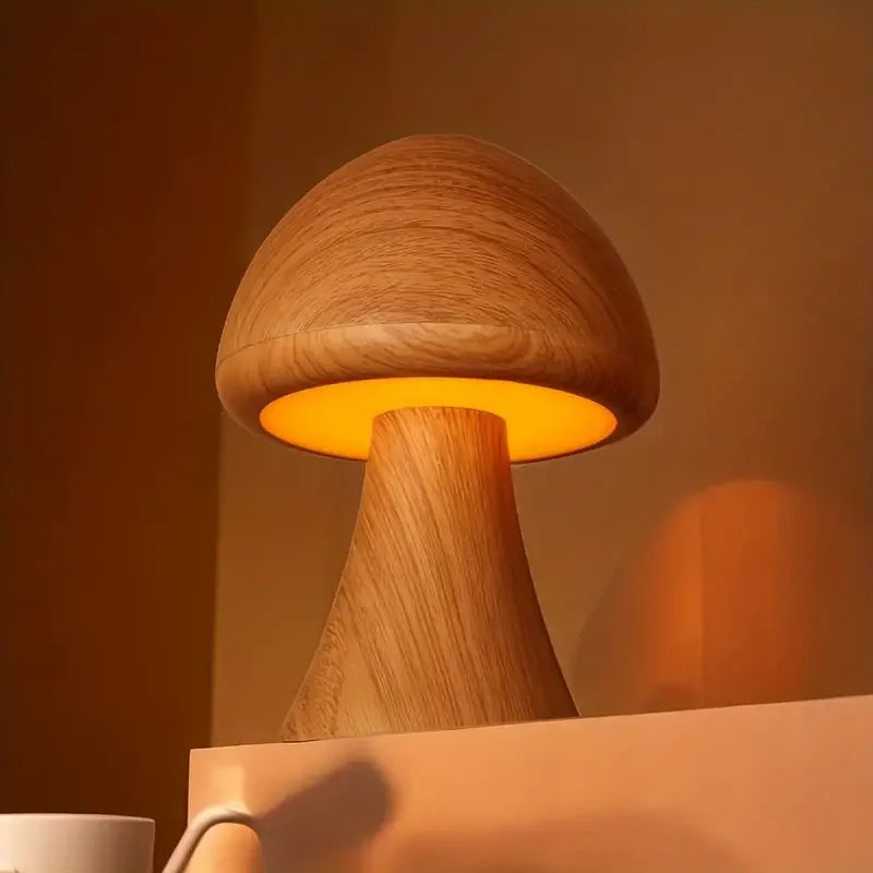 Abajur Retrô Sensor De Toque, Luminária Em Formato De Cogumelo, Abajur Mushroom Com LED, Luz Noturna Com Sensor De Toque, Abajur LED Para Quarto, Luminária Para Mesa De Cabeceira, Luz Decorativa Retrô, Iluminação Com Estilo Vintage, Luminária Fofa E Funcional, Abajur De Mesa Com Toque, Luz LED De Toque, Luminária Noturna Infantil, Iluminação Para Sala Aconchegante, Luz Criativa Em Formato De Cogumelo, Decoração Com Luminária Diferente – Lojas Bratta