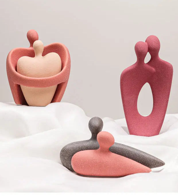 Esculturas De Amor De Estilo Simples Nórdico Cerâmica Casal Estátuas Doce Abraço Figuras, Presente Para Casamento, Aniversário, Estátua Nórdica Casal Abraço, Estátua Casal Abraçado em Cerâmica, Estatueta Nórdica Casal Abraço, Estatueta Casal Abraçado em Cerâmica, Esculturas, Escultura Nórdica Casal Abraço, Escultura Casal Abraçado em Cerâmica-Lojas Bratta