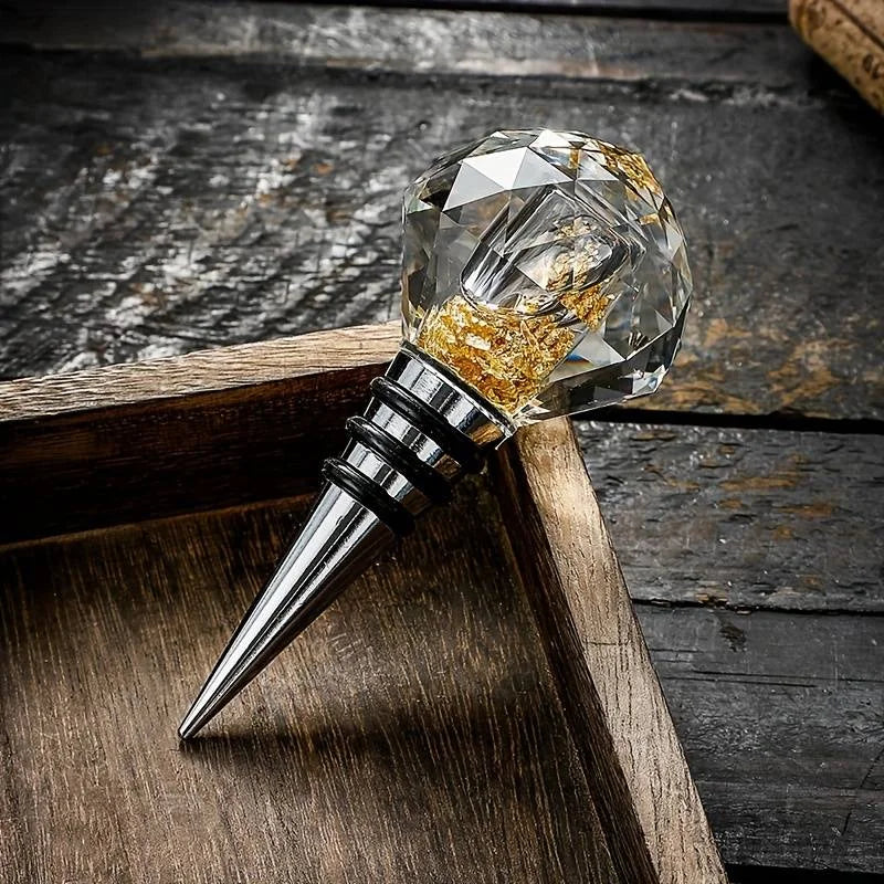 Rolha de cristal de vidro criativa, champanhe fresco mantendo a cortiça selada, rolha de cristal com face de diamante, Rolha De Champanhe, Rolha De Cristal, Acessório Para Vinho, Rolha Sofisticada, Tampa Decorativa, Presente Elegante, Rolha Em Vidro E Metal, Tampa De Espumante, Rolha Com Design Exclusivo, Tampa Para Vinhos Finos, Rolha Estilo Joia, Item De Luxo Para Bar, Tampa De Cristal Lapidado, Tampa Sustentável, Acessório Refinado, Presente Para Amantes De Vinho, Rolha Requintada, Brinde-Lojas Bratta