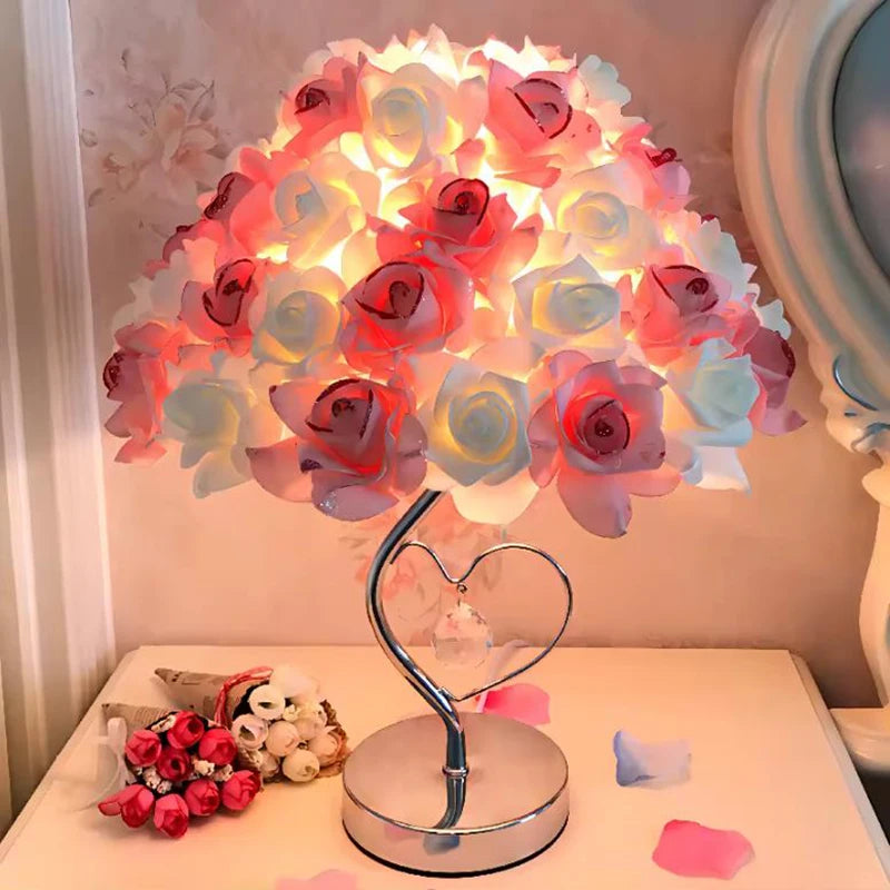 Luminária De Mesa Europeia, Flor De Rosa, Luz Noturna LED, Lâmpadas De Cabeceira, Decoração Para Festa De Casamento, Atmosfera, Luzes Noturnas, Iluminação Para Dormir, Luminária De Rosa, Decoração Romântica, Lâmpada LED, Decoração Para Casa, Iluminação De Cabeceira, Luminária De Parede Arandela, Luminária De Parede Retrô Estilo Europeu, Luminária De Mesa Retrô, Luz De LED De Mesa Retrô, Luminária De Mesa Minimalista Retrô, Candeeiro De Mesa Retrô, Abajur Retrô De Chão – Lojas Bratta