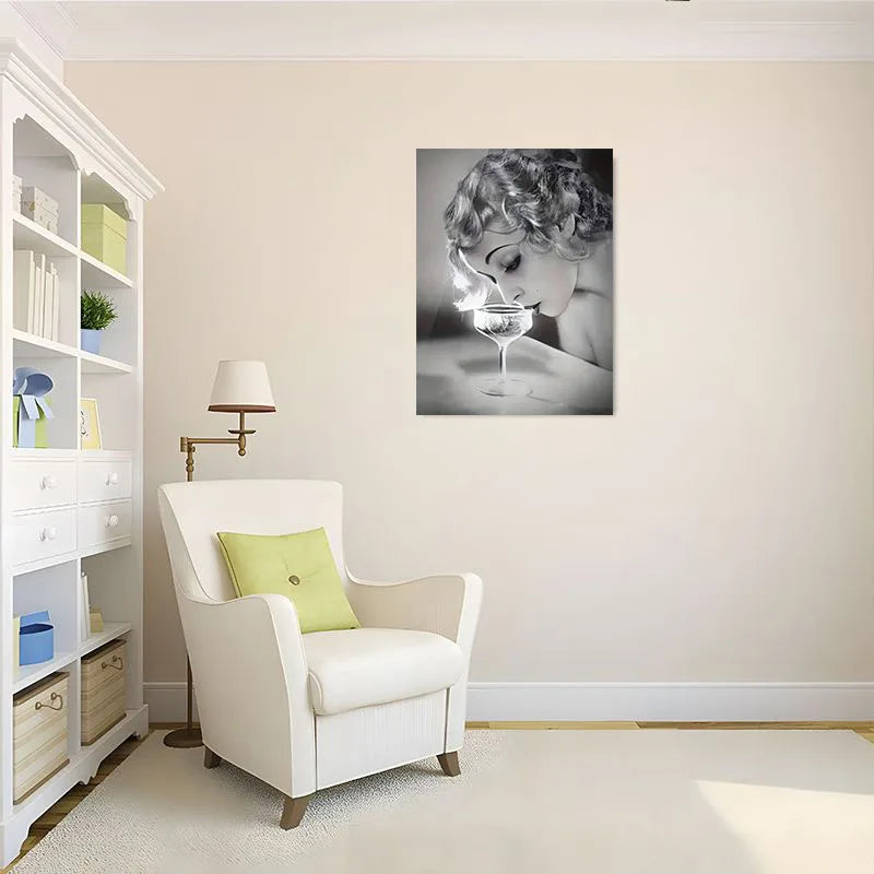 Preto e branco Champagne Canvas Wall Art, Beleza Wine Glass Poster, Impressão para sala de estar, Banheiro, Decoração de casa, Quadro Moderno em Preto e Branco, Quadro Design Abstrato Preto e Branco, Quadro Decorativo Moderno Preto e Branco, Quadro Decorativo Abstrato Preto e Branco, Quadro Decorativo, Quadro de Pintura Preto e BrancoPintura Abstrata Preto e Branco, Impressão Digital, Decoração Moderna, Arte em Tela,, Preto e Branco, Arte em Tela-Lojas Bratta