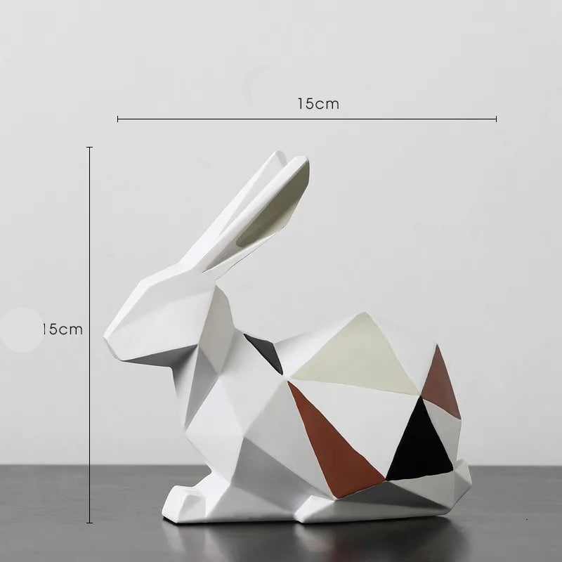 Escultura Geométrica, Escultura de Resina, Escultura Abstrata, Gato Geométrico, Coelho Geométrico, Escultura Gato e Coelho, Decoração Moderna, Decoração Minimalista, Arte Moderna, Estátua Decorativa, Obra de Arte em Resina, Design Contemporâneo, Decoração Nórdica, Escultura Animal Abstrata, Ornamento de Resina, Presente Sofisticado, Presente Criativo, Decoração para Escritório, Decoração de Sala, Decoração de Interiores, Estilo Escandinavo, Arte Abstrata, Decoração Estilosa, Escultura - Lojas Bratta