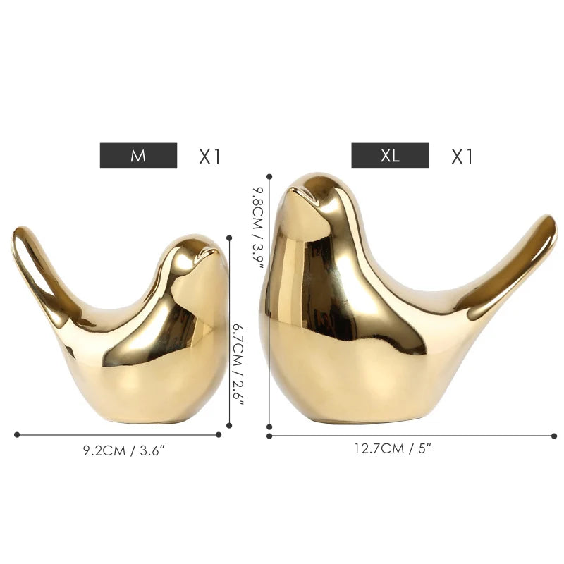 Criativo Ouro Cerâmica Figurinhas De Pássaros, Decoração Para Casa Acessórios, Figuras De Pássaro Dourado, Moda Moderna, Enfeites De Casamento, Decoração Do Quarto, Pássaros Dourado, Pássaro em Cerâmica Dourado, Pássaro Decorativo em Cerâmica, Pássaro de Cerâmica, Pássaro Passarinho Enfeite, Figuras de Pássaros Dourados em CerâmicaFiguras de Pássaros DouradosFiguras de Pássaro Passarinho DouradoModernidade, Figuras de Pássaros Dourados em Cerâmica, Decoração, Cerâmica. ARTLOVIN-Lojas Bratta