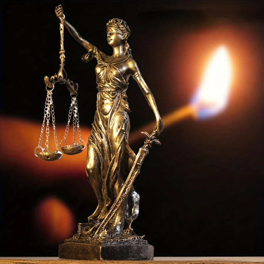 Estátua da Deusa da Justiça, Escultura da Justiça, Estátua da Justiça, Estátua Jurídica, Escultura Temis, Estátua Temis, Deusa da Justiça Decorativa, Decoração Jurídica, Estátua para Escritório de Advocacia, Estátua para Juízes, Símbolo da Justiça, Estátua de Resina, Estátua Clássica, Decoração Temática Jurídica, Escultura para Ambientes Jurídicos, Presente para Advogados, Presente para Juízes, Estátua com Balança da Justiça, Decoração para Escritório, Arte Clássica, Estátua Mítica, Deusa Grega-Lojas Bratta