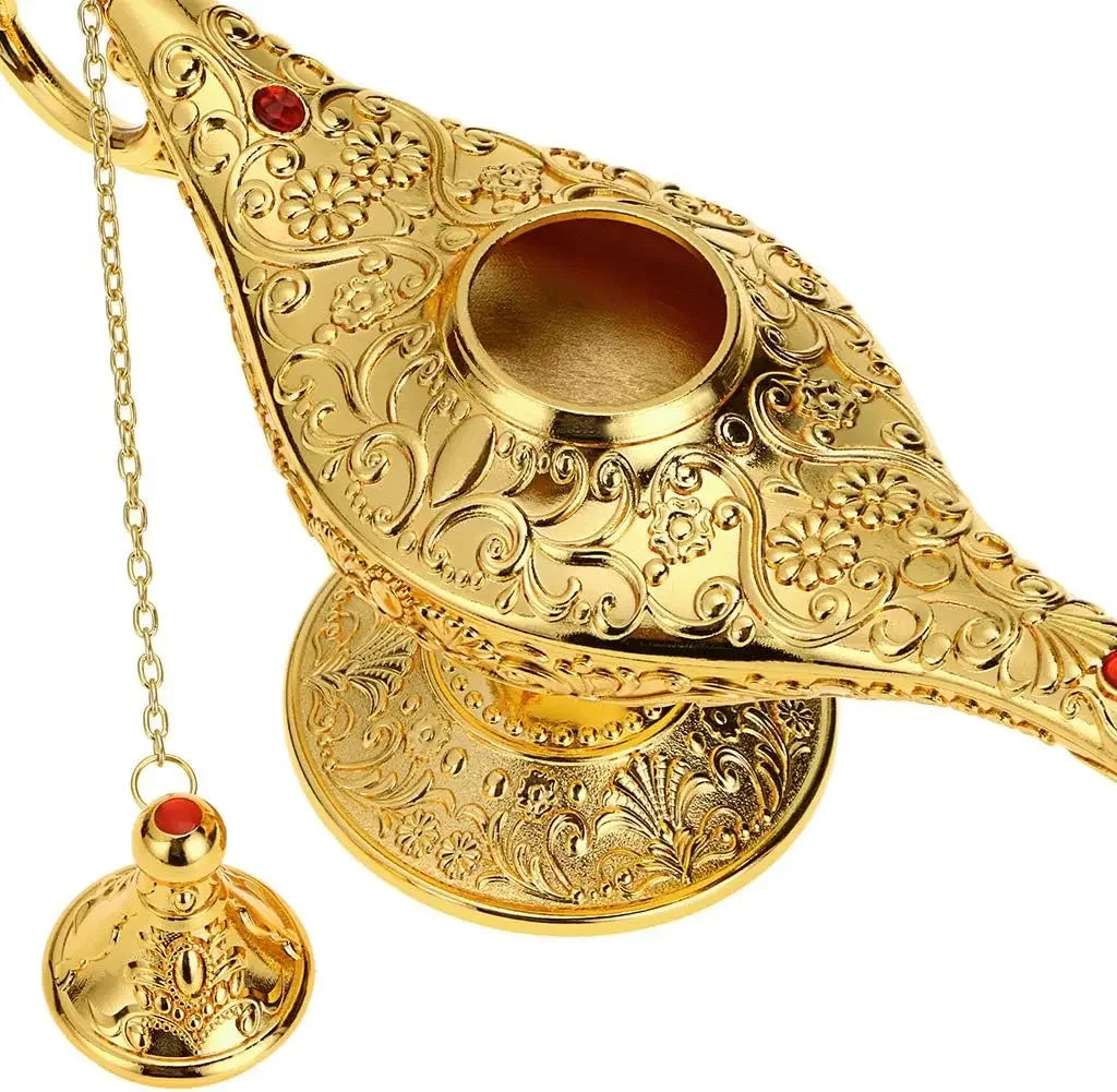 Lâmpada Mágica Aladdin Vintage, Lâmpada Mágica Aladdin Vintage, Lâmpada Mágica, Lenda Vintage Aladdin Gênio Mágico, Decoração-Elegante, Decoração-De-Interiores, Decoração-Criativa, Decoração Vintage, Decoração Retrô, Decoração de Mesa, Decoração de Luxo, Decoração Clássica, Decoração Casa, Decoração, Colecionáveis, Aladdin-Lojas Bratta