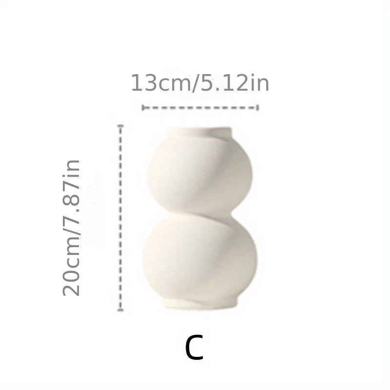 Vaso Circular de Cerâmica Nórdico, Rosquinhas Vazadas, Vaso de Flores, Decoração de Sala de Estar, Acessórios de Decoração de Mesa Modera, presente,Decoração de Escritório, Decoração Moderna, Acessórios para Casa, Vaso de Flores, Vaso de Cerâmica, Modelo de Tema, Vaso Redondo, Vaso Nórdico Circular Oco, Vaso Largo, Vaso de Cerâmica Minimalista Moderno, Vaso de Cerâmica Minimalista, Vaso Curvo, Vaso Circular em Cerâmica, Vaso Arco, Vaso Alto, Jarro de Cerâmica Minimalista Moderno - Lojas Bratta