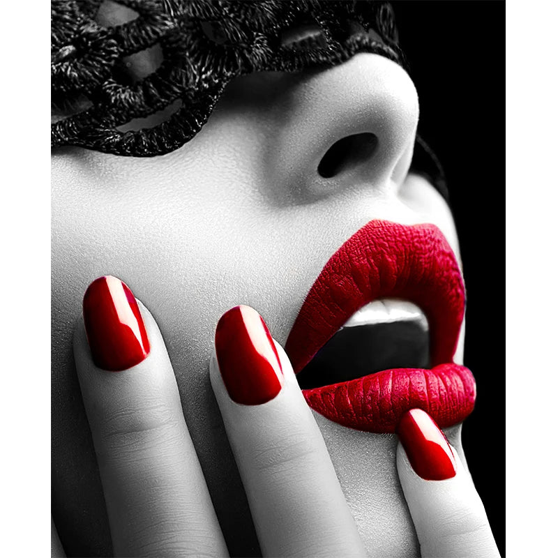 Sexy Red Lips Canvas Pinturas para Mulheres, Cartazes e Impressões, Fashion Girl Portrait, Money Burning, Dinheiro, Wall Art, Picture, Bar, Home Decor, Sexy Red Lips, Quadro Decorativo Mulher de Batom Vermelho, Quadro Decorativo Moderno Garotas Red Lips. Quadro Decorativo Lábios Vermelho, Pintura em Tela Lábios Vermelho, Impressão-Tela, Decoração-Parede, Arte-Moderna, Arte-Feminina, Arte de Parede Sexy Red Lips-Lojas Bratta
