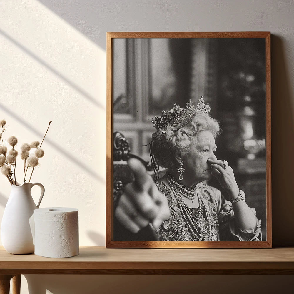 Vintage Queen Portrait Art Posters, Decoração Retro Canvas, Pintura De Impressão, Humor WC, Divertido Fotos De Parede, Engraçado Bar Banheiro, Quadro Decorativo Moderno, Quadro Decorativo Arte em Tela, Quadro Decorativo, Quadro Artístico Rainha Elizabeth, Pôster Vintage, Pôster de Arte Moderna, Pôster Artístico Vintage Rainha Elizabeth, Pôster-Retrô, Pôster-Moderno, Pôster-Lona, Humor Decorativo, Decoração Retrô, Arte de Parede-Lojas Bratta