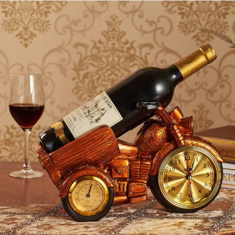 Cremalheiras de vinho de madeira artesanal de motocicleta, rack de vinho,acessórios da barra de cozinha, suporte garrafa de vinho decoração,Porta-Vinho em Madeira Estilo Moto, Arte Decorativa de porta-Vinhos Com Formato de Motocicleta, Presente Masculino Criativo, Suporte de Garrafa Rústico, Detalhes Em Madeira Artesanal, Acabamento Rústico em Motocicleta Decorativa, Suporte Criativo Para Vinho, Design de Qualidade Bratta, Peça Decorativa Feita à Mão-Bratta