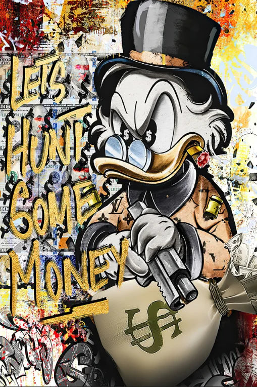 Pintura abstrata dourada da lona, motivação rica Micky, parede arte cartazes e impressões, dinheiro Graffiti Pictures, Quadro Decorativo Tio Patinhas, Quadro Decorativo Reprodução Artística Mickey Mouse, Quadro Decorativo Pato Donald, Quadro Decorativo Mickey Mouse e Pato Donald, Quadro Decorativo Mickey Mouse, Quadro Decorativo Disney Mickey Mouse e Tio Patinhas, Pintura Abstrata, Personagens da Disney, Graffiti Art, Decoração de Parede, Arte Moderna-Lojas Bratta