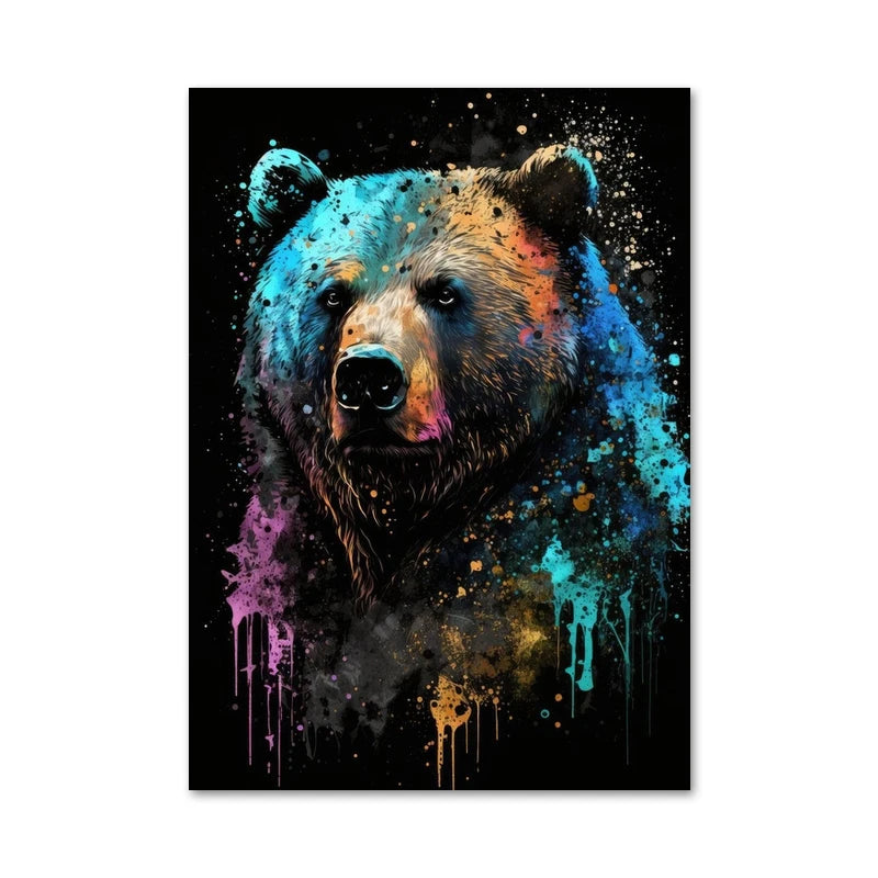 Modern Graffiti Animal Lion Monkey Tiger Cartazes e impressões Abstrato Aquarela Pintura Canvas Wall Art Pictures para Home Decor, Quadro Decorativo Animais, Quadro Decorativo Abstrato Animais, Quadro Abstrato Decorativo Animais, Impressões Digitais, Decoração moderna, Coleção Animais Abstrato, Arte em Tela,, Abstrata de Animais, Arte em tela, Animais abstratos-Lojas Bratta