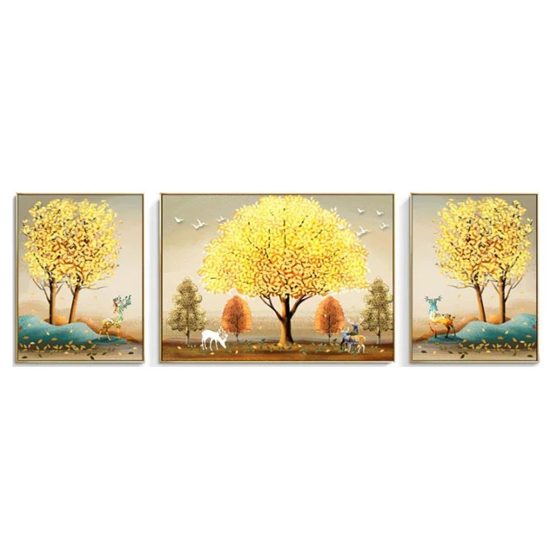 Paisagem Pintura Abstrata Árvore Pintura de Parede, Canvas Art, 3 pcs por conjunto, Quadros em tela, quadro sem moldura, Quadro Pintura Árvore, Quadro Decorativo Árvore Dourada com Folhas, Quadro Decorativo Árvore Dourada, Quadro Decorativo Moderno, Quadro Decorativo Arte Moderna, Quadro Decorativo Arte em Tela, Quadro Decorativo Abstrato Moderno, Quadro Decorativo Abstrato, quadro decorativo, Quadro Abstrato Floral em Tela, Quadro Abstrato em Tela Flores e Árvores Texturizadas, Quadro Abstrato-Lojas Bratta