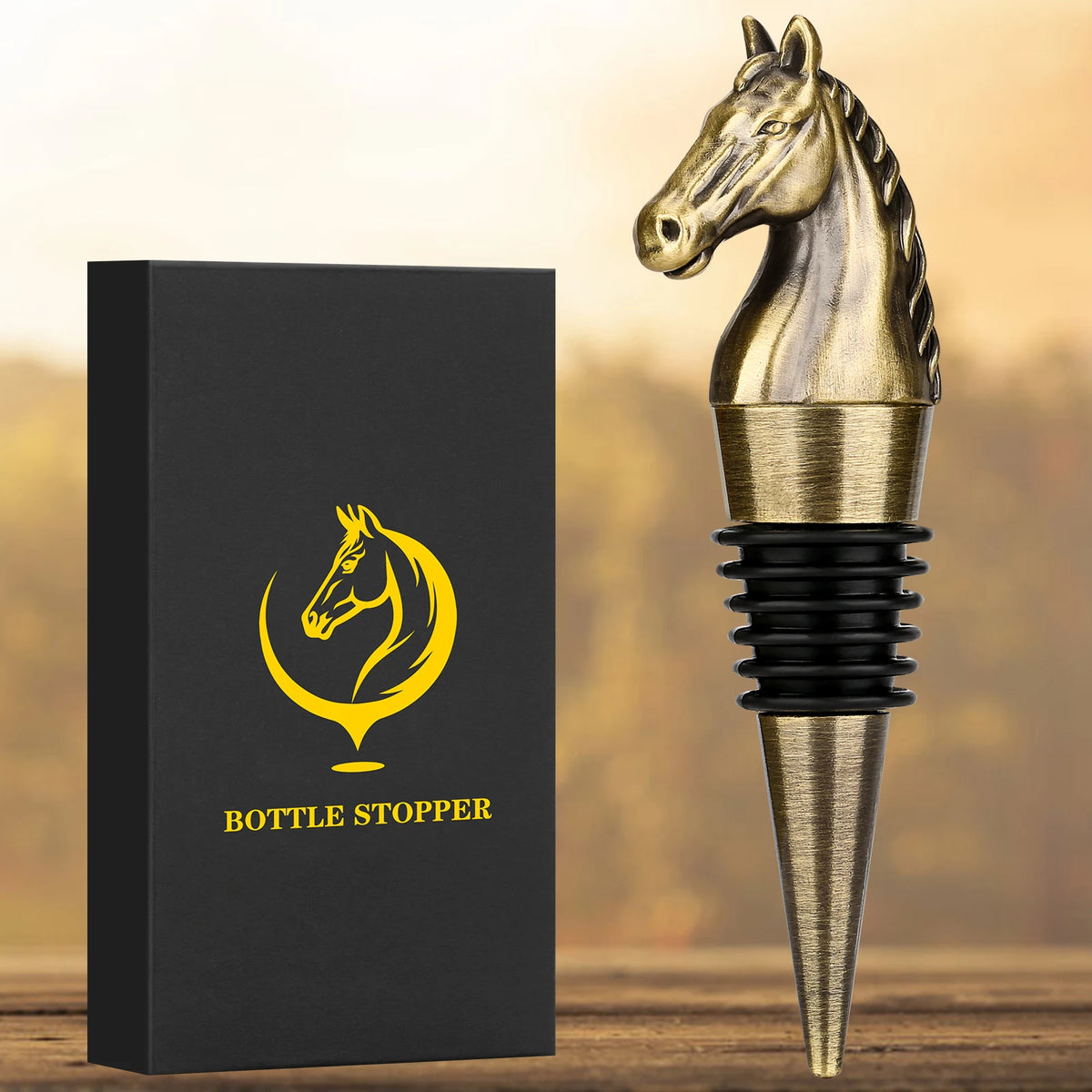 Rolha de Vinho, Cabeça de Cavalo, Tampa Decorativa, Vedação de Garrafa, Rolha Criativa, Acessório para Vinho, Presente para Amantes de Cavalos, Tampa com Estilo, Design Equestre, Rolha de Liga de Zinco, Silicone Flexível, Tampa para Champanhe, Vedação Hermética, Estilo Rústico, Tampa para Azeite, Presente Sofisticado, Tampa com Design Exclusivo, Item Decorativo para Bar, Lojas Bratta.