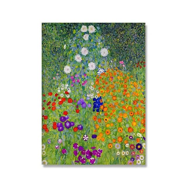 Clássico Gustav Klimt Família Famosa Pintura Da Lona, Rasgar Beijo Ouro Moderno Posters, Wall Art Impressões, Imagem para Home Decor