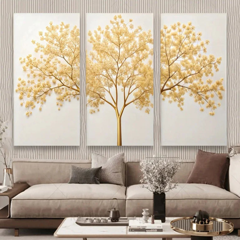Luxo Golden Rich Árvore Cartaz e Cópias, Pintura Moderna Da Lona, Wall Art, Pictures for Living Room, Home Decor, Sem Moldura, Luz, Árvore Dourada - Arte em Tela Moderna, Tela-Dourada, Quadro sem MolduraQuadro Decorativo Árvore Dourada Luxo 3PCS, Quadro Decorativo Moderno, Quadro Decorativo Arte Moderna, Quadro Decorativo Arte em Tela, Quadro Decorativo Abstrato Moderno, Quadro Decorativo Abstrato, Quadro Decorativo 3PCS, Quadro Decorativo 3 Telas, Luxo Árvore Dourada - Arte em Tela Moderna-Lojas Bratta