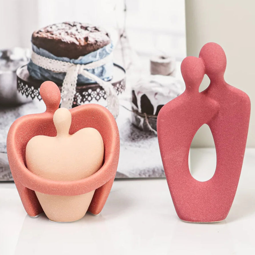 Esculturas De Amor De Estilo Simples Nórdico Cerâmica Casal Estátuas Doce Abraço Figuras, Presente Para Casamento, Aniversário, Estátua Nórdica Casal Abraço, Estátua Casal Abraçado em Cerâmica, Estatueta Nórdica Casal Abraço, Estatueta Casal Abraçado em Cerâmica, Esculturas, Escultura Nórdica Casal Abraço, Escultura Casal Abraçado em Cerâmica-Lojas Bratta