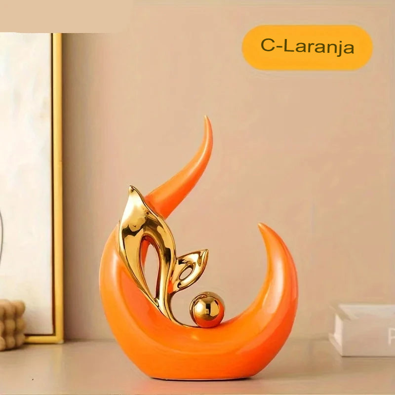 Ornamento Nórdico Moderno de Cerâmica Luxo, , Nordic Escultura de Cerâmica Moderna e Minimalista, Luxo, Estátua Decorativa em Cerâmica, Estatueta Nórdica Moderna de Cerâmica Luxo, Estatueta em Cerâmica, Escultura Cerâmica, Escultura Nórdica Moderna de Cerâmica Luxo, Escultura Moderna de Cerâmica Luxo, Escultura Moderna Abstrata de Cerâmica, Escultura em Cerâmica, Escultura de Cerâmica de Luxo Decorativa, Escultura Abstrata de Cerâmica Moderna, Enfeite Nórdico Moderno de Cerâmica Luxo, Arte Deco-Lojas Bratta