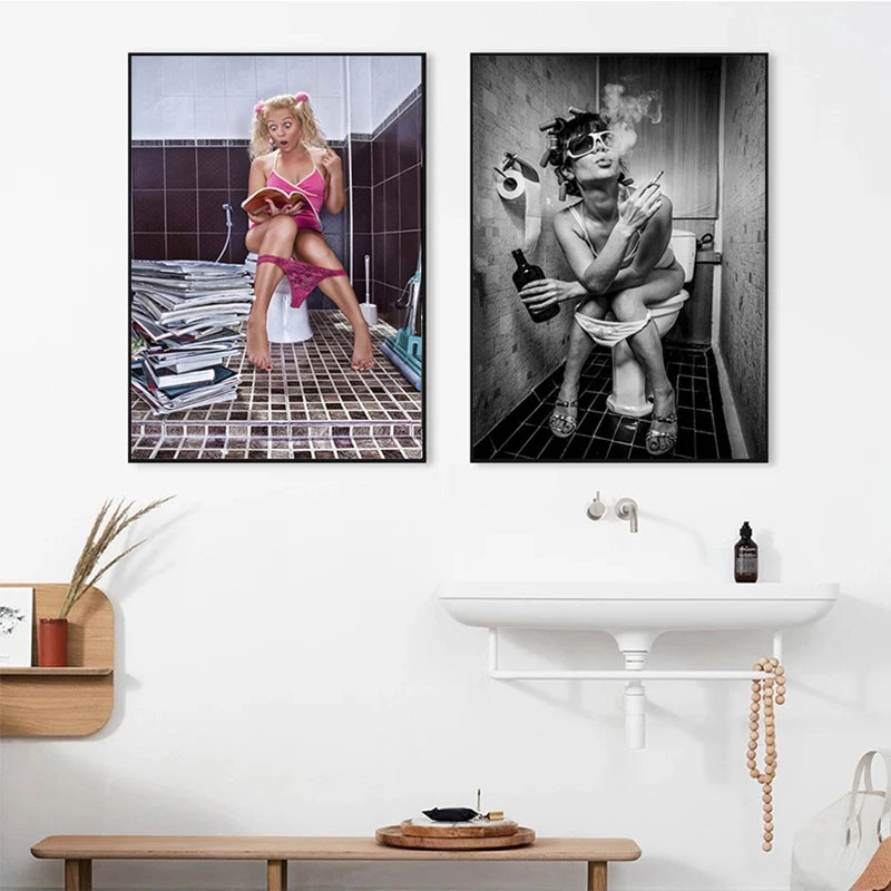 Sexy feminino banheiro pintura em tela cartazes e impressões modernas arte da parede fotos para banheiro decoração de casa quadros, Quadro Para Banheiro, Quadro Decorativo Para Banheiro, Quadro Decorativo Lavabo, Quado Decorativo Banheiro Lavabo, Impressões-em-tela, Decoração-Banheiro, Arte-ModernaArte-de-Parede, Arte Moderna Para Banheiro – Decoração- Lojas Bratta