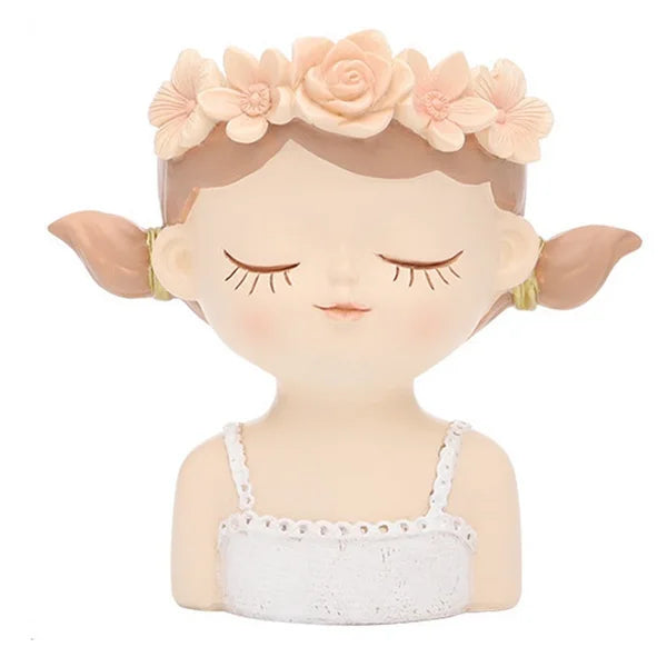 Suculenta, Plantador, Pote de Fadas, Kit de Vaso de Plantas Suculentas de Fada, Pote de Cacto, Vasos Pequenos Para Suculentas, Vasos de Flores Suculentas Resina Menina, Vasos de Flores Com Rosto de Menina Coroa de Flores, Vaso de Flores Rosto de Menina, Vaso de Flores Menina, Mini Vasos Para Suculentas, Mini Vasos de Flores Suculentas Resina Menina, Mini Jarros Para Suculentas, Kit de Vasos Pequenos Para Suculentas, Jarros Pequenos Para Suculentas, Jarros de Flores Suculentas Resina Menina-Lojas Bratta