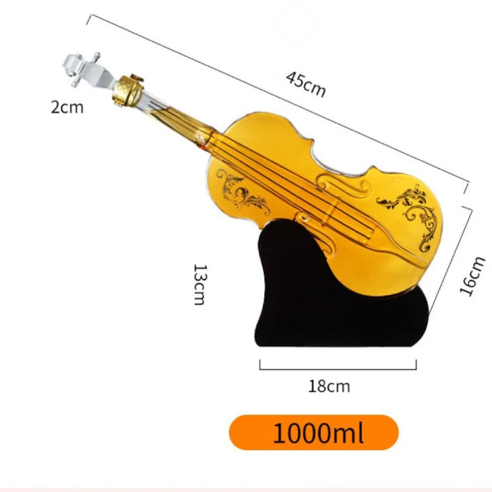 Garrafa de vinho de vidro, Guitarra, Violino, Decantador, Decantador Musical Em Vidro, Decantador Guitarra Bratta, Decantador Violino Bratta, Decantador Criativo Para Vinho, Decantador Com Copos E Suporte, Decantador Artístico Para Bar, Decantador 1000ml De Vidro, Presente Para Amante De Música, Decantador Moderno E Sofisticado, Decantador De Vidro Borossilicato, Conjunto Para Bar Musical, Decantador Com Estilo Musical, Decantador Bratta Instrumentos, Decantador Criativo Uísque-Lojas Bratta