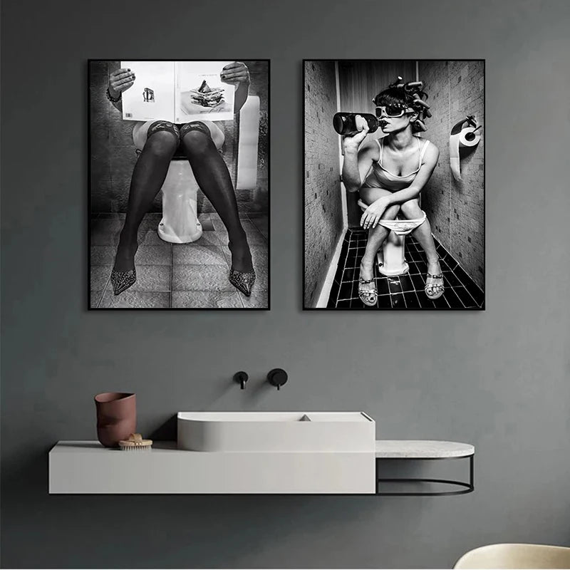 Sexy feminino banheiro pintura em tela cartazes e impressões modernas arte da parede fotos para banheiro decoração de casa quadros, Quadro Para Banheiro, Quadro Decorativo Para Banheiro, Quadro Decorativo Lavabo, Quado Decorativo Banheiro Lavabo, Impressões-em-tela, Decoração-Banheiro, Arte-ModernaArte-de-Parede, Arte Moderna Para Banheiro – Decoração- Lojas Bratta