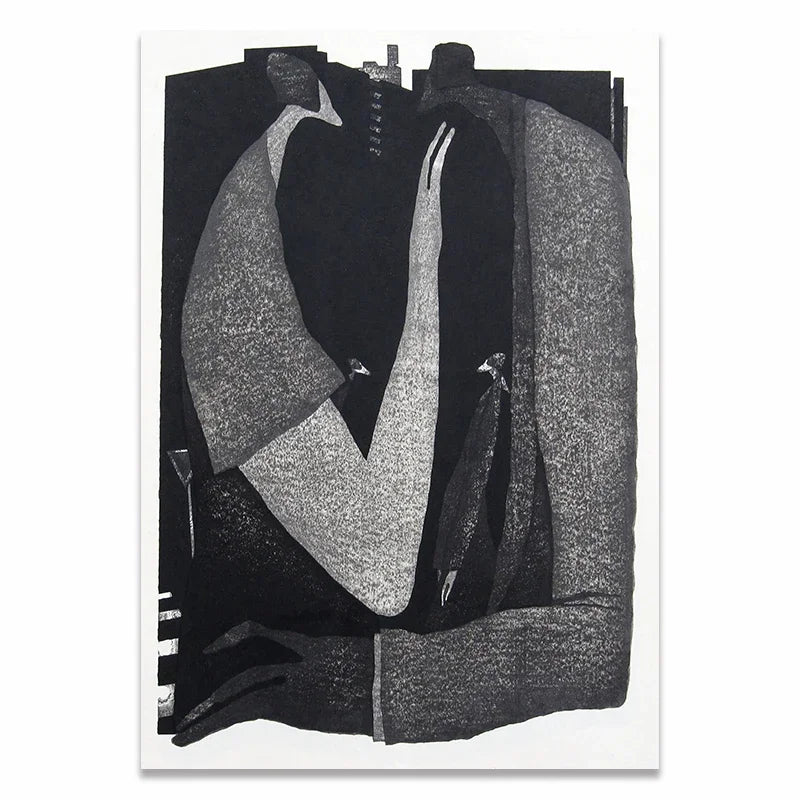 Arte Abstrata Moderna da Parede, Personagens Preto e Branco, Pôster de Lona HD, Impressão, Casa, Quarto, Sala de estar, Decoração, Escandinavo, Moda, Quadro Abstrato Personagens Preto e Branco, Impressão-em Lona, Decoração-Parede, Arte-Moderna, Arte-em-Tela, Arte de Parede, Artes Contemporâneas, Tela Abstrata Preto e Branco, Quadro em Preto e Branco, Quadro Decorativo Moderno Preto e Branco, Decorativo Moderno, Quadro Decorativo Minimalista em Preto e Branco Personagens-Lojas Bratta