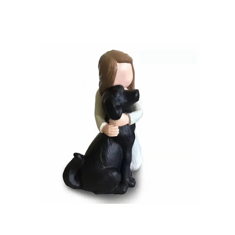 Estátuas de Resina em Duas Cores, Estatueta de Anjo Cão Resistente, Menina Segurando Cão, Pet Memorial Presentes, Escultura Dog Lovers, Estatueta Anjo Cão, Estátua de Resina, Estatua de Reina Anjo Cão, Escultura de Resina Anjo e Cão, Escultura de Resina, Estatueta Estátua de animalEstatueta de Resina Anjo CãoEscultura de Resina Anjo Cão, Ornamento de Resina Anjo Cão,Escultura em Resina Anjo Cão-Lojas Bratta