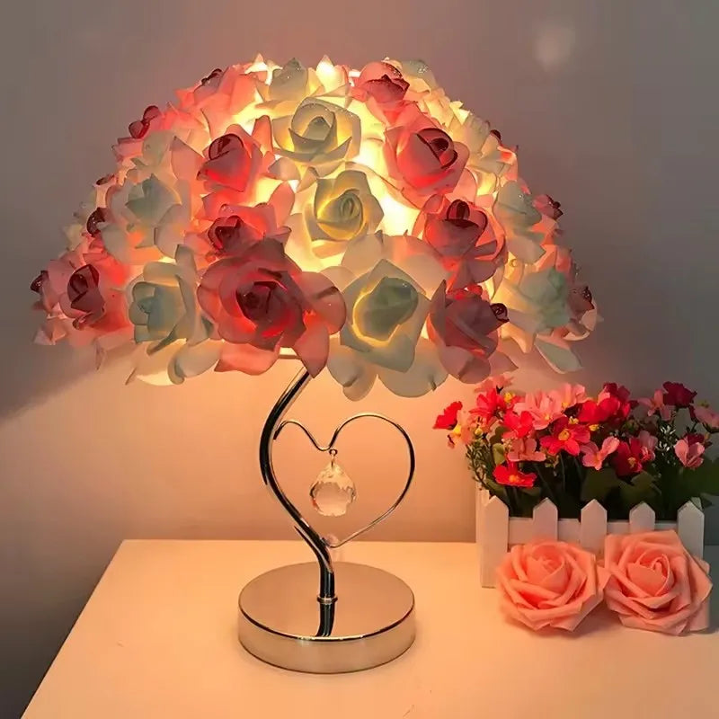Luminária De Mesa Europeia, Flor De Rosa, Luz Noturna LED, Lâmpadas De Cabeceira, Decoração Para Festa De Casamento, Atmosfera, Luzes Noturnas, Iluminação Para Dormir, Luminária De Rosa, Decoração Romântica, Lâmpada LED, Decoração Para Casa, Iluminação De Cabeceira, Luminária De Parede Arandela, Luminária De Parede Retrô Estilo Europeu, Luminária De Mesa Retrô, Luz De LED De Mesa Retrô, Luminária De Mesa Minimalista Retrô, Candeeiro De Mesa Retrô, Abajur Retrô De Chão – Lojas Bratta