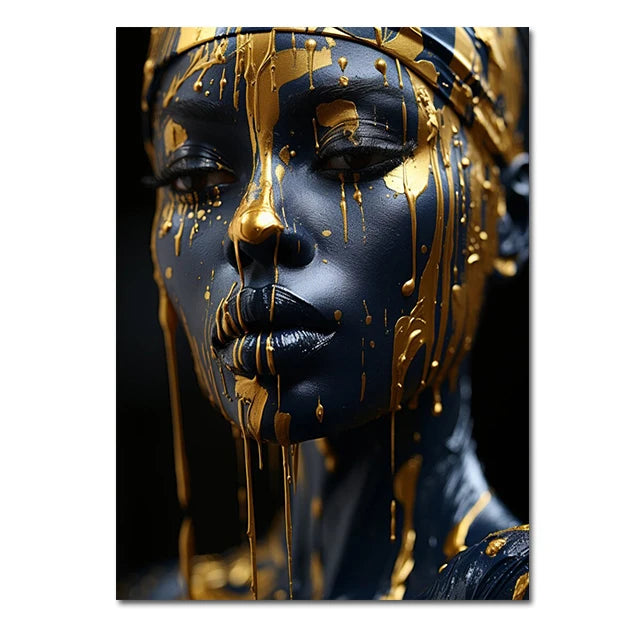 Beleza Africana Pôsteres de Arte, Radiante Dourado, Impressão em Tela, Moda Moderna, Arte da Parede de Retrato, Mural para Decoração, Pôster Dourado, Decoração de Parede, Beleza africana, Arte Moderna, Arte ContemporâneaQuadro Decorativo Mulher Africana Dourada, Quadro Decorativo Mulher Africana, Quadro Decorativo Beleza Africana Dourada, Pôster Moderno Beleza Africana DouradaPôster dourado, Pôster de Arte Moderna Beleza Africana Dourada, Pôster de Arte Moderna, Lojas Bratta