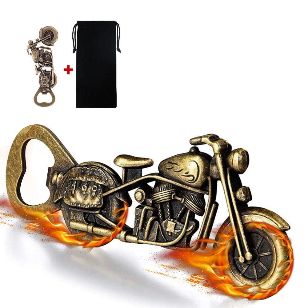 Abridor de Garrafa, Abridor Motocicleta, Abridor Criativo, Abridor de Metal, Estilo Vintage, Abridor Portátil, Presente Masculino, Acessório de Bar, Presente para Motociclista, Brinde Estiloso, Abridor com Design, Abridor Decorativo, Abridor com Estilo, Abridor de Bolso, Abridor Colecionável, Abridor Compacto, Abridor de Liga de Zinco, Produto Criativo, Abridor para Presentear, Lojas Bratta