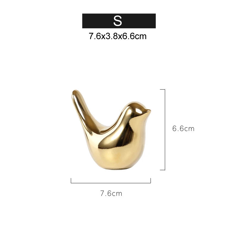 Criativo Ouro Cerâmica Figurinhas De Pássaros, Decoração Para Casa Acessórios, Figuras De Pássaro Dourado, Moda Moderna, Enfeites De Casamento, Decoração Do Quarto, Pássaros Dourado, Pássaro em Cerâmica Dourado, Pássaro Decorativo em Cerâmica, Pássaro de Cerâmica, Pássaro Passarinho Enfeite, Figuras de Pássaros Dourados em CerâmicaFiguras de Pássaros DouradosFiguras de Pássaro Passarinho DouradoModernidade, Figuras de Pássaros Dourados em Cerâmica, Decoração, Cerâmica. ARTLOVIN-Lojas Bratta
