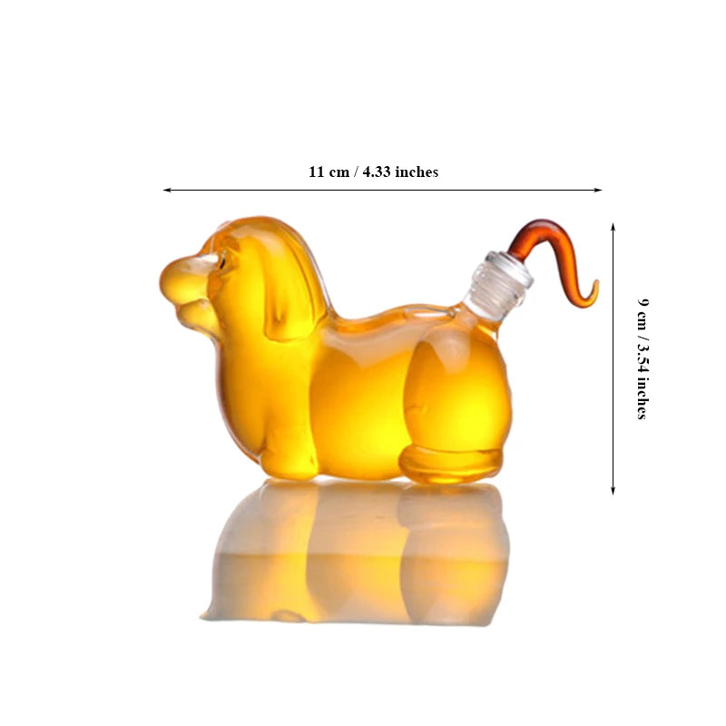 Decantador de Uísque, Decantador em Vidro, Decantador Criativo, Decoração para Bar, Presente Sofisticado, Uísque com Estilo, Design Animal, Vidro Borossilicato, Presente Masculino, Presente para Colecionadores, Bar com Estilo, Decoração Criativa, Decantador em Forma de Animal, Decoração com Vidro, Presente de Luxo, Presente Criativo, Estilo Exclusivo, Acessório para Uísque, Arte em Vidro, Brinde Diferenciado, Item de Bar, Peça Decorativa, Lojas Bratta